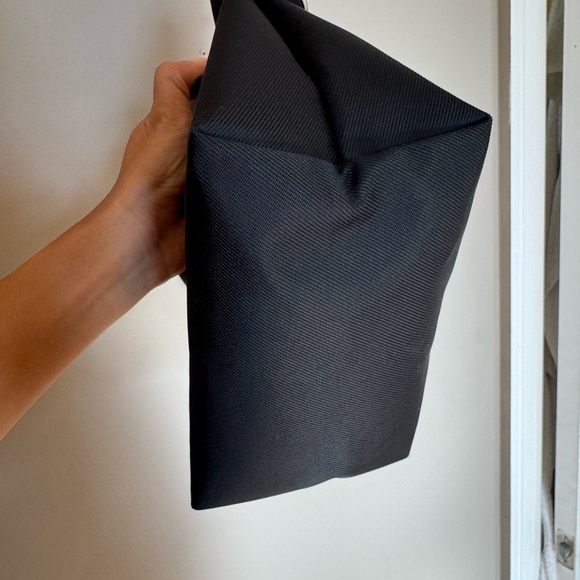 Long champ le pliage Black top handle small bag - Picture 6 of 10